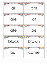 Dolch sight word flashcards