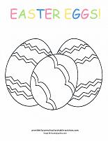 easter egg coloring page