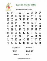 easter word find puzzle