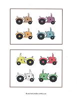 tractors for learning colors