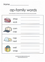 ap family worksheet