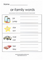 ar family worksheet