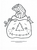 pumpkin coloring page