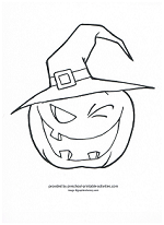 halloween pumpkin coloring page