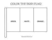 color the irish flag