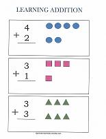 basic addition worksheet