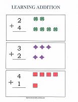 preschool math addition