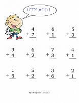 addition worksheet