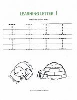 letter I worksheet