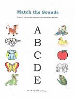 alphabet sounds worksheet