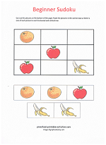 picture sudoku puzzles for kids