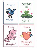 printable valentine cards