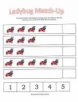 ladybug counting worksheet